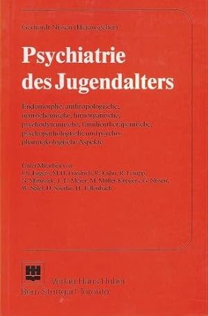 Bild des Verkufers fr Psychiatrie des Jugendalters : endomorphe, anthropolog., neurochem., hirnorgan., psychodynam., familientherapeut., psychopatholog. u. psychopharmakolog. Aspekte. Gerhardt Nissen (Hrsg.). Unter Mitarb. von Ch. Eggers . zum Verkauf von NEPO UG