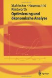 Seller image for Optimierung und konomische Analyse (Springer-Lehrbuch) for sale by NEPO UG
