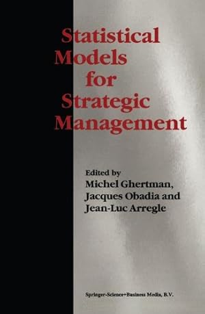 Image du vendeur pour Statistical Models for Strategic Management mis en vente par NEPO UG