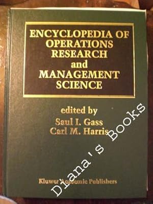 Seller image for Encyclopedia of Operations Research and Management Science for sale by NEPO UG