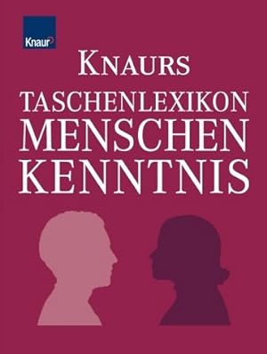 Seller image for Knaurs Taschenlexikon Menschenkenntnis. for sale by NEPO UG