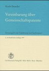 Immagine del venditore per Vereinbarung �ber Gemeinschaftspatente venduto da NEPO UG