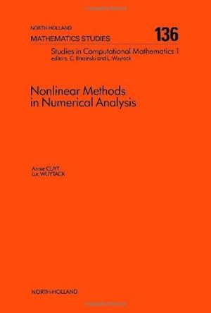 Bild des Verkufers fr Nonlinear Methods in Numerical Analysis (North-Holland Mathematics Studies) zum Verkauf von NEPO UG
