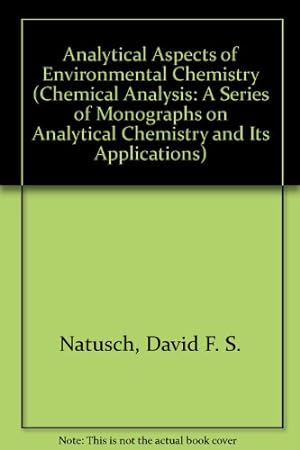 Seller image for Analytical Aspects of Environmental Chemistry (Chemical Analysis) for sale by NEPO UG