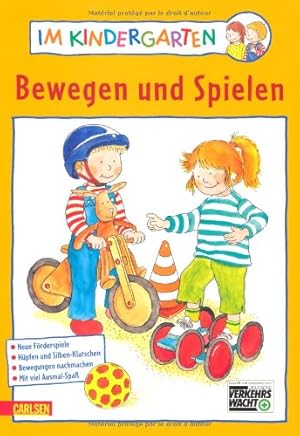 Imagen del vendedor de Im Kindergarten: Bewegen und Spielen: Neue Frderspiele. Hpfen und Silben-Klatschen. Bewegungen nachmachen. Mit viel Ausmal-Spa a la venta por NEPO UG