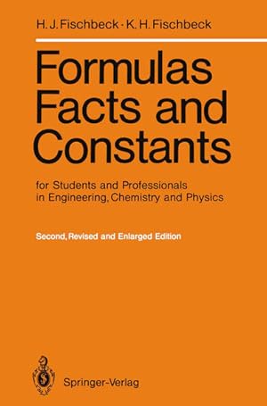 Imagen del vendedor de Formulas, Facts and Constants for Students and Professionals in Engineering, Chemistry, and Physics a la venta por NEPO UG