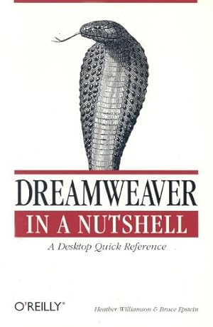 Imagen del vendedor de Dreamweaver in a Nutshell (In a Nutshell (O'Reilly)) a la venta por NEPO UG