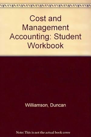 Seller image for Cost and Management Accounting Student Workbook for sale by NEPO UG