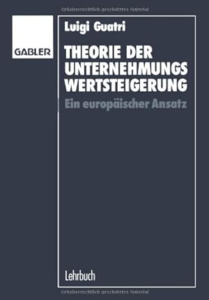Seller image for Theorie der Unternehmungswertsteigerung for sale by NEPO UG