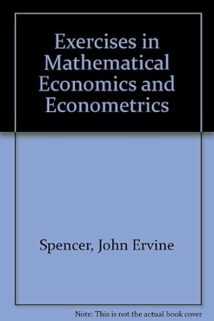 Imagen del vendedor de Exercises in Mathematical Economics and Econometrics a la venta por NEPO UG