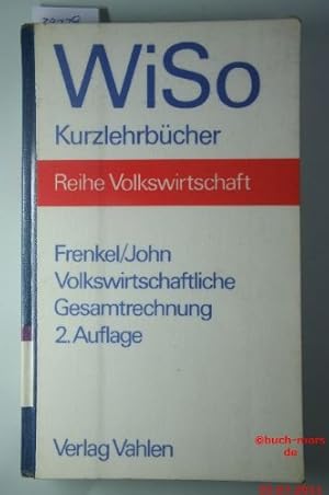 Seller image for Volkswirtschaftliche Gesamtrechnung for sale by NEPO UG