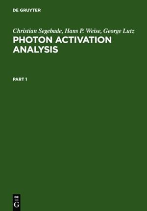 Bild des Verkufers fr Photon Activation Analysis zum Verkauf von NEPO UG