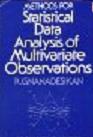 Imagen del vendedor de Methods for Statistical Data Analysis of Multivariate Observations (Wiley Series in Probability & Mathematical Statistics) a la venta por NEPO UG