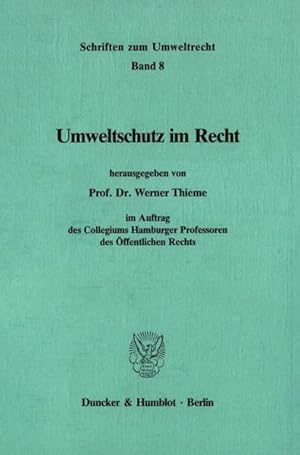 Bild des Verkufers fr Umweltschutz im Recht. zum Verkauf von NEPO UG