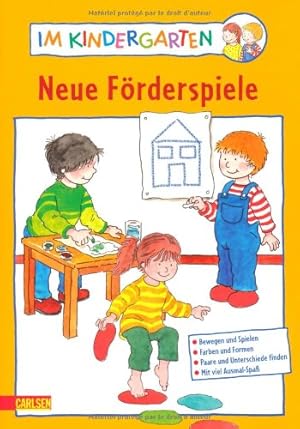 Imagen del vendedor de Im Kindergarten: Neue Frderspiele: Bewegen und Spielen. Farben und Formen. Paare und Unterschiede finden. Mit viel Ausmal-Spa a la venta por NEPO UG