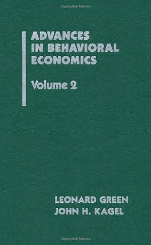 Immagine del venditore per Advances in Behavioral Economics, Volume 2 venduto da NEPO UG