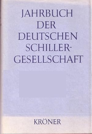 Bild des Verkufers fr Jahrbuch der Deutschen Schillergesellschaft; Bd. XXIII. zum Verkauf von NEPO UG