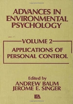 Bild des Verkufers fr Advances in Environmental Psychology: Applications of Personal Control zum Verkauf von NEPO UG