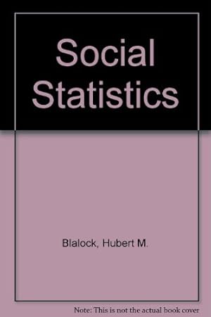 Seller image for Social Statistics for sale by NEPO UG