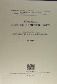 Seller image for Rmische Historische Mitteilungen - 26. Heft for sale by NEPO UG