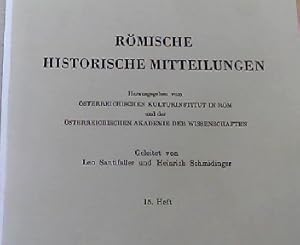Imagen del vendedor de Rmische Historische Mitteilungen 15. Heft a la venta por NEPO UG