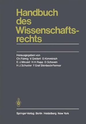 Imagen del vendedor de Handbuch des Wissenschaftsrechts a la venta por NEPO UG