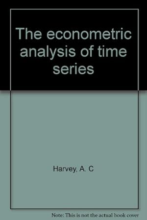 Seller image for Econometric Analysis of Time Series for sale by NEPO UG