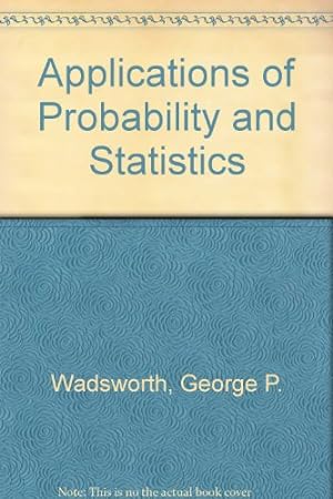 Seller image for Applications of Probability and Statistics for sale by NEPO UG