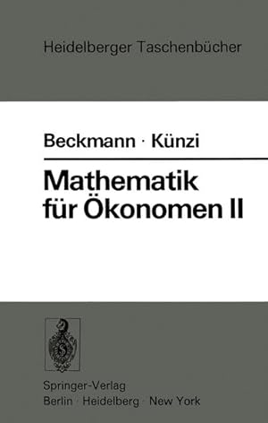 Seller image for Mathematik fr konomen. 1 Lineare Algebra for sale by NEPO UG