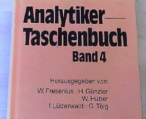 Imagen del vendedor de Analytiker-Taschenbuch: Band 4 a la venta por NEPO UG