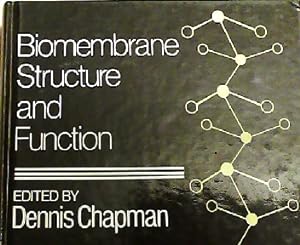 Image du vendeur pour Biomembrane structure and function. ed. by Dennis Chapman mis en vente par NEPO UG