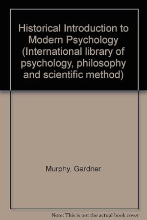 Bild des Verkufers fr Historical Introduction to Modern Psychology zum Verkauf von NEPO UG
