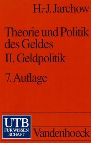 Seller image for Theorie und Politik des Geldes for sale by NEPO UG