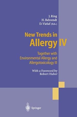 Seller image for New Trends in Allergy IV: Together with Environmental Allergy and Allergotoxicology III Together with Environmental Allergy and Allergotoxicology III for sale by NEPO UG