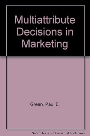 Seller image for Multiattribute Decisions in Marketing for sale by NEPO UG
