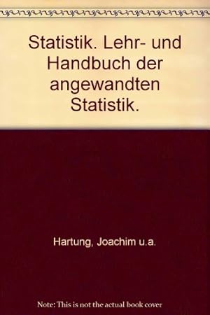 Bild des Verkufers fr Statistik Lehr- und Handbuch der angewandten Statistik zum Verkauf von NEPO UG