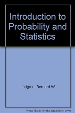 Image du vendeur pour Introduction to Probability and Statistics mis en vente par NEPO UG