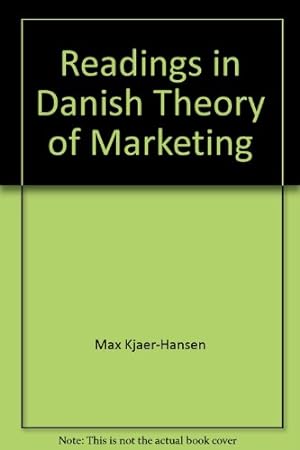 Bild des Verkufers fr Readings in Danish Theory of Marketing zum Verkauf von NEPO UG