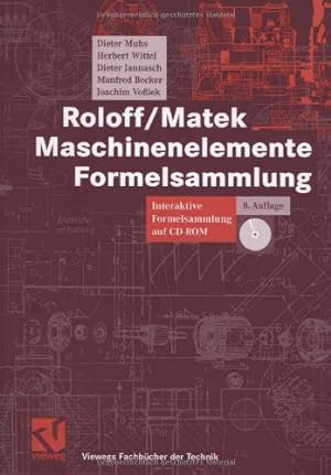 Seller image for Maschinenelemente Formelsammlung: Interaktive Formelsammlung auf CD-ROM (Viewegs Fachbcher der Technik) for sale by NEPO UG