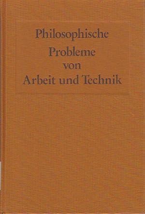 Imagen del vendedor de Philosophische Probleme von Arbeit und Technik a la venta por NEPO UG