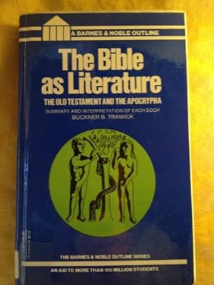 Bild des Verkufers fr Bible as Literature (College Outline S.) zum Verkauf von NEPO UG