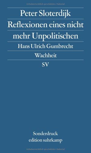 Bild des Verkufers fr Reflexionen eines nicht mehr Unpolitischen (edition suhrkamp) zum Verkauf von NEPO UG