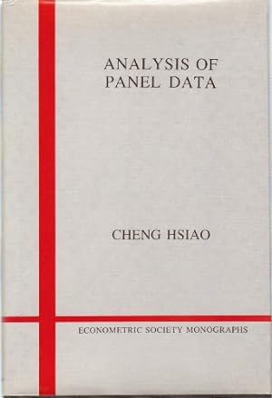 Bild des Verkufers fr Analysis of Panel Data (Econometric Society Monographs, Band 11) zum Verkauf von NEPO UG