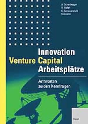 Seller image for Innovation, Venture Capital, Arbeitspltze Antworten zu den Kernfragen for sale by NEPO UG