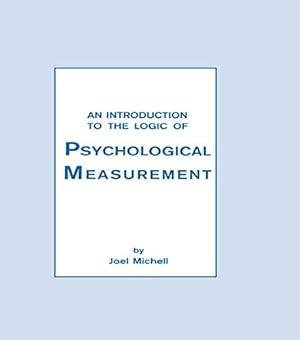 Seller image for An Introduction to the Logic of Psychological Measurement for sale by NEPO UG