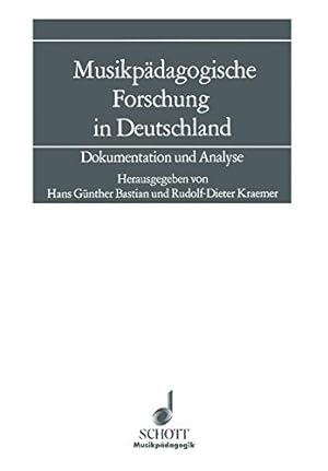 Image du vendeur pour Musikpdagogische Forschung in Deutschland: Dokumentation und Analyse (Musikpdagogik) mis en vente par NEPO UG