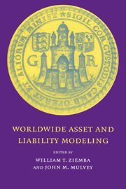 Immagine del venditore per Worldwide Asset and Liability Modeling (Publications of the Newton Institute, Band 10) venduto da NEPO UG