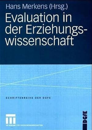 Seller image for Evaluation in der Erziehungswissenschaft (Schriften der DGfE) for sale by NEPO UG