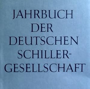 Bild des Verkufers fr Jahrbuch der Deutschen Schillergesellschaft. 27. Jahrgang 1983. zum Verkauf von NEPO UG