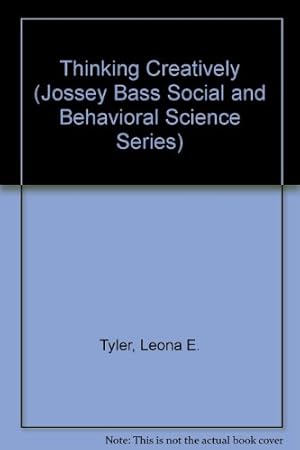 Seller image for Thinking Creatively (Jossey Bass Social and Behavioral Science Series) for sale by NEPO UG